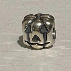 Pandora Retired Pumpkin Jack-O-Lantern Charm